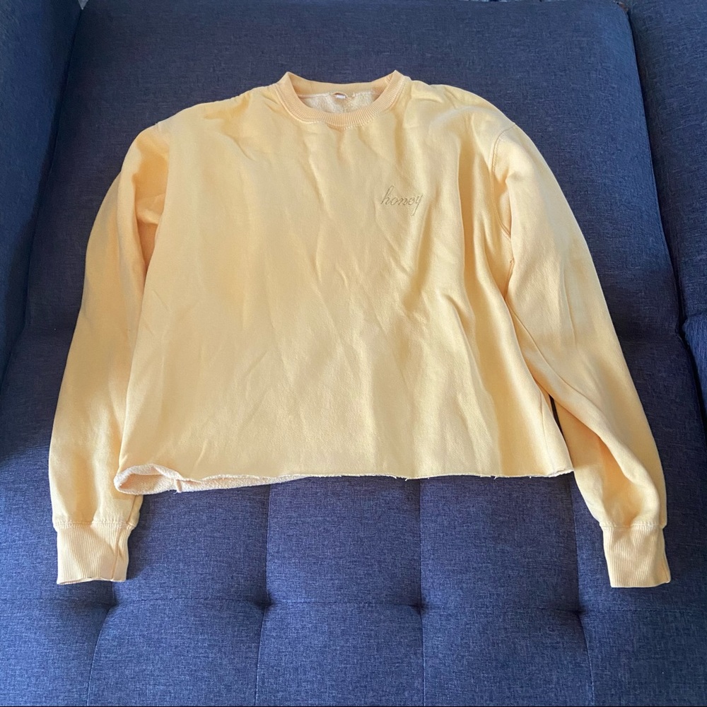 Brandy Melville Honey Crewneck